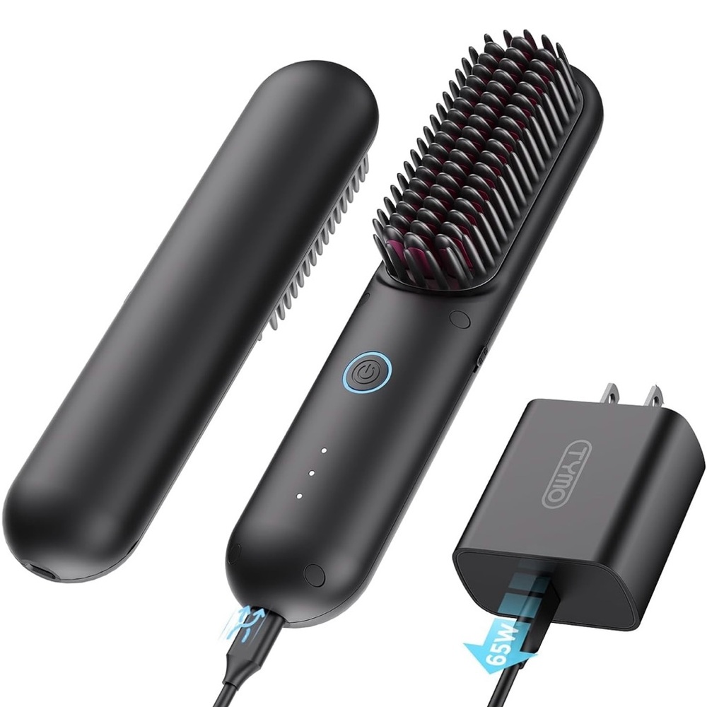 TYMO Cordless Hair Straightener Brush